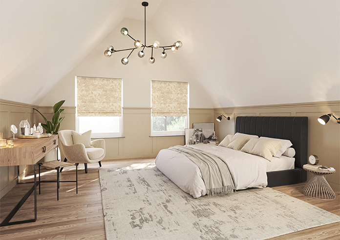 Maui, Sand - Motorised Roman Blind - Image 6